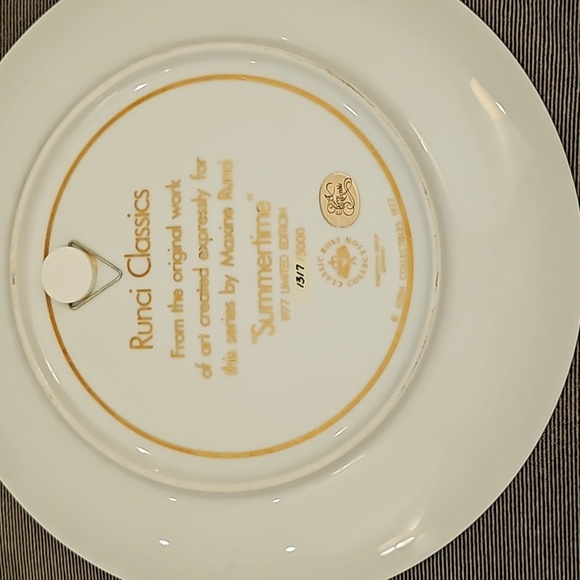 Vintage Kern Collectible Plate "Summertime" - Picture 2 of 5